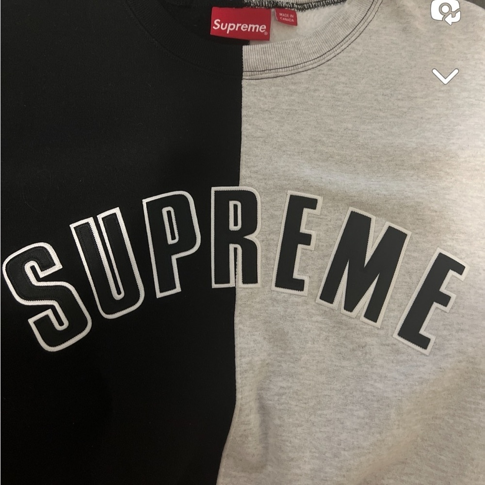 Mens Large Supreme Split Crewneck Sweater. Asking $350 OBO